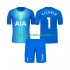 Camisola Tottenham Hotspur Guglielmo Vicario 1 Guarda-redes Criança Equipamento Segundo 2025-2026 Manga Curta